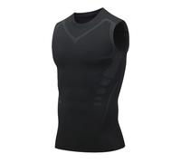 V Boost Tank Top, V Boost Shape Wear Shirt Men | Confidence, Energy and Strength for You (Black-A,S)