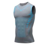 V Boost Tank Top, V Boost Shape Wear Shirt Men | Confidence, Energy and Strength for You (Gray-B,M)