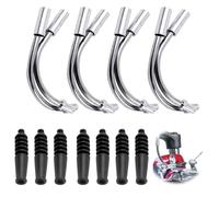 V Brake Noodles for Bikes, 8 Sets of V Brake Bicycle Cable Guide Pipes, Durable Rubber Hoses for Road and Mountain Bikes, Cycling Brake Repair Parts, Essential Bike Accessories