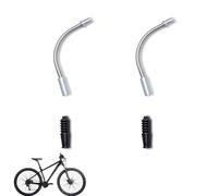 V Brake Noodles, V Bike Brake Noodles 2 Sets Bicycle Cable Guide Pipe V Brakes Bike Repair Parts Cycling Brake Pipes Rubber Hoses for Road Mountain Bicycle Accessories