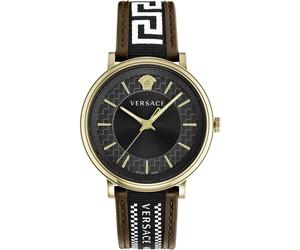 V-Circle Greca Edition Watch - male - Versace - Watches - Yellow - ONE SIZE - Accessories ONE SIZE