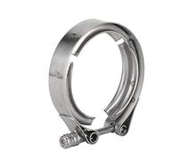 V-clamp, Morsetto-Morsetto a Fascia per giunto universale Morsetti di scarico Tubo 2.5 pollici 63 mm Car Auto V-Band Turbo Downpipe Morsetto di scarico M6 Fast