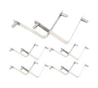 V Clips for Pool Brush, Butterfly Clips for Swimming Pool Brush, Heavy Duty Clamp Maintenance for Net Skimmer Vacuum Rake Scrubbing Poles Backyard Patio Outdoor