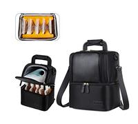 V-COOOL Breast Pump Bag Suitable for Spectra s1 s2, Cooler Bag, Breast Pump Backpack Double Design Layer, Suitable for Outside Working Mothers(Black)