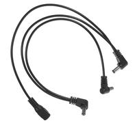 V Dc Adapter Cable Guitar Effector Power Cord Black Angled Lead | Electronic Components High-fidelity Wear-resistant Build , Sound Quality Daisy Chain for Guitar Effectors