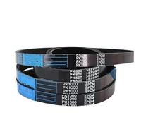 V Drive Belts Industrial Transmission Belts PK Multi-groove Belt Belt 3/4/5/6/7/8/9/10/12Ribs PK794 PK820 PK825 PK830 PK835 PK840 Motorbike Drive Belts(PK840,14ribs)