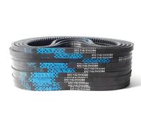 V Drive Belts Pitch Length Girth Industrial Transmission Machinery Toothed XPZ/3VX Type XPZ560~800mm V Belt Drive Belt(XPZ760 mm Lw 3VX300)