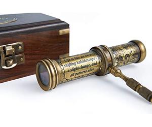 V.Empire Handmade Brass Kaleidoscope Gift | Vintage Collection Replica, Birthday, Any Occasion Gift For Adults and Kids