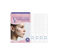 V-Face Lifting Invisible Adhesive Tape, 40 Pcs Face Lift Tape Elasticity Tighten Lift Patches Face Tape Lift Invisible Waterproof Face Stickers, Transparent, Lasts All Day (3 Box)