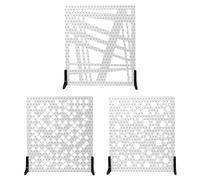 V-FLAT WORLD 3 pcs Shadow Boards for Food & Product Photography, Mimic Natural Light Effects, Reusable Photo Backdrop Boards, Content Creation, Shape Kit: Circles, Scattered Diamonds, Drunk Angles