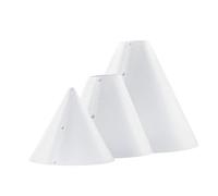 V-Flat World The Light Cone Photo Light & Photo Flash Diffuser - 360 Diffusion for Shooting Reflective Items - Alternative to Photo Box for Product Photography - 3-Piece Kit