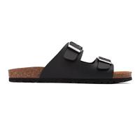 V.GAN Mens Vegan Mango Comfort Footbed Slides Sandals Black 8 UK