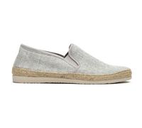 V.gan Mens Vegan Pecan Espadrille Shoes - Grey Canvas - Size UK 8
