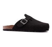 V.GAN Mens Vegan Taro Footbed Backless Mules Slippers Black 7 UK
