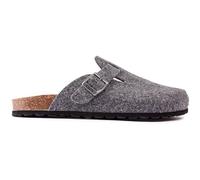 V.GAN Mens Vegan Taro Footbed Backless Mules Slippers Grey 8 UK