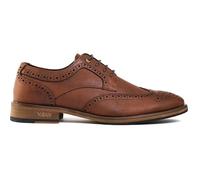 V.GAN Vegan Barley 2 Brogue Shoes UK 9 Tan