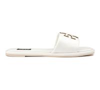 V.gan Womens Vegan Choy Logo Slide Sandals - White - Size UK 5