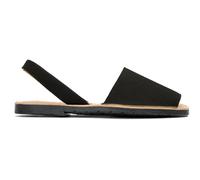 V.GAN Women's Vegan Rambu Menorcan Sandals in Black | Size: 6 V.GAN Black 6