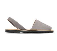 V.GAN Women's Vegan Rambu Menorcan Sandals in Grey | Size: 5 V.GAN Grey 5