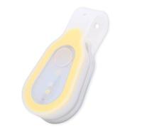 V GEBY Waterproof Outdoor Portable LED Hand Mini Night Light Running Magnetic Lights Clip Lamp for Camping Hiking(Yellow) Cycling Riding Light