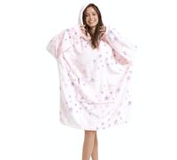 V.&GRIN Oversized Hoodie Blanket Stars Soft Fluffy Fleece Snuggle Wearable Blanket Matching for Women Men Kids Family 110-180cm