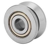 V Groove Bearing Deep 12 * 41 * 20mm Ball Bearing V Groove Track Roller Guide Sealed Ball Bearing LV201ZZ Precision Ball Bearings