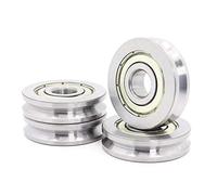 V Groove Sealed Ball Bearing Pulley Wheel Bearings V4.1/2.1 V4/1 for Guide Track Rlooer Bearing 10 * 35 * 9 10 * 35 * 11 mm(103509V4.2 2.1 4PCS)