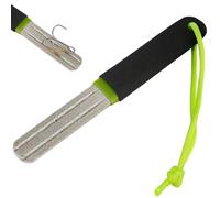 V-Groove Sharpener for Darts Fishing Hook, Steel Tip Dart Point Sharpener Tool Double Sided to Reduce Bounce-Outs Improve Accuracy Portable Fishing Grinding Tool Accessories for Rapid Sharpening