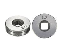 V Groove Wire Feed Roller, 2PCS Steel Drive Pulley for MIG Welder 0.6/0.8mm & 0.8/1.0mm, Compatible with Clarke SIP MIG100/130/160