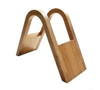 V Groove Wooden Coffee Filter Paper Organizer for Streamlining Morning Routines and Workspace Efficiency