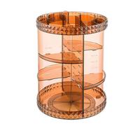 V-HANVER Rotating Acrylic Makeup Organiser, Multi-Function Adjustable Spinning Skincare Organizer, Perfume Display Holder, Cosmetic Storage Case for Beauty Vanity, Bedroom, Bathroom, Kitchen Coffee