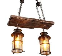 V-intage - Chandelier, Industrial Pendant Lights, E27 Adjustable Hanging Lamp, Country House Bedroom Dining Room Ceiling Lights,for Various Rooms