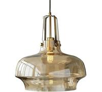 V-intage Pendant Light Metal Glass Hanging Light Flush Mount Chandelier Personality Restaurant Aisle Decoration Lighting Fixtures