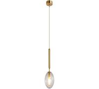 V-intage Pendant Light Modern Minimalist All Copper Chandelier E14 Light Bedroom Bedside Hanging Lamp Ceiling Hanging Light with Long Line