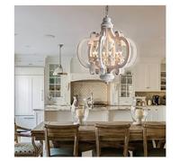 V-intage Wooden Chandelier Lighting Compatible with Living Room Bedroom Kitchen Chandeliers Loft Retro Indoor Home Decor Light Fixture,Light fixtures