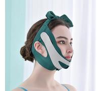 V-Line Face-Lifting Mask Sleep Mask Promote Fat Burning Reusable Graceful Face Mask (Green)