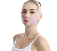 V Line Face Lifting Mask, V Shape Face Mask, Contour Face Mask, Facial Toning Belt for Jaw Exercise, Washable and Reusable