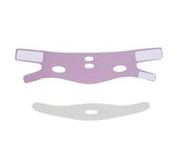V Line Face Lifting Strap Jawline Definition Innovative Honeycomb Structure Double Chin Targeted Wrinkle Removal Adjustable Breathable Beauty Bandage Purple