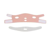 V Line Face Lifting Strap Jawline Definition Innovative Honeycomb Structure Double Chin Targeted Wrinkle Removal Adjustable Breathable Beauty Bandage Light Pink