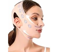 V Line Face Mask Reusable,Double Chin Reducer Lifting Strap,Face Bands,V Line Lifting Mask for Jawline and Sagging Skin,Facial Lifting Belt for Women and Men Anti-Ageing