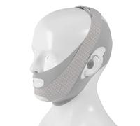V-Line Lifting Chinstrap, Nylon Face Slimming Strap Adjustable Chin Lifting Mask Double Chin Strap Shaped Face Mask for Women Gift Sagging Lift Sleeping (Grey)