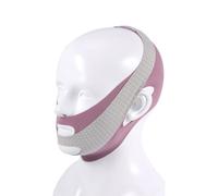 V-Line Lifting Chinstrap, Nylon Face Slimming Strap Adjustable Chin Lifting Mask Double Chin Strap Shaped Face Mask for Women Gift Sagging Lift Sleeping (Purple)