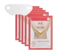 V-Line Lifting Mask, Chin Lift Face Mask, Skin Firming & Tightening, Double Chin & Jawline Lifting, Moisturize Nourish V Line Face Lift Refresh Skincare for Women & Men, 5PCS