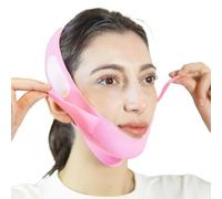 V Line Lifting Mask Chin Strap for Sleeping, Face Lifting Strap, Chin Strap, V Line Mask, Jawline Shaper, Jaw Strap, Double Chin Reducer,Face Lift Tape & Snoring Solution (Pink~)