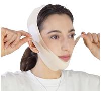 V Line Lifting Mask Chin Strap for Sleeping, Face Lifting Strap, Chin Strap, V Line Mask, Jawline Shaper, Jaw Strap, Double Chin Reducer,Face Lift Tape & Snoring Solution (Beige~)
