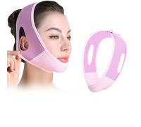 V Line Lifting Mask, Double Chin Mask, Reusable V-Line Mask, Double Chin Mask Remover, for Jawline and Double Chin and Sleeping Chin, Purple