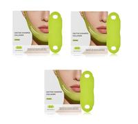 V-line mask to smooth puffiness and reduce the appearance of a double chin | infused with cactus collagen for nourishment and a cooling sensation; ear-hook design; 4-pack.