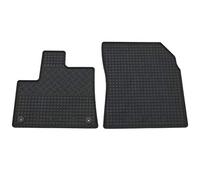 V-MAXZONE PARTS Black Rubber Car Floor Mats VD899 All Weather Odorless Car Floor Mat Liners 2-piece Set Car Accessories Compatible With Citroen Berlingo Peugeot Partner Opel Combo 2019 2020 2021