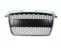 V-MAXZONE PARTS Chrome Black ABS Plastic Car Grille, Direct Replacement, Tuning, 8J-RS-CB-2006-2014, E-4401