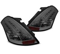 V-MAXZONE PARTS LED Rear Lights VR-967 Tail Light Assembly Tail Lamp 1 Pair Driver And Passenger Side Complete Set Smoke Bar compatible with Suzuki Swift V 2010 2011 2012 2013 2014 2015 2016 2017